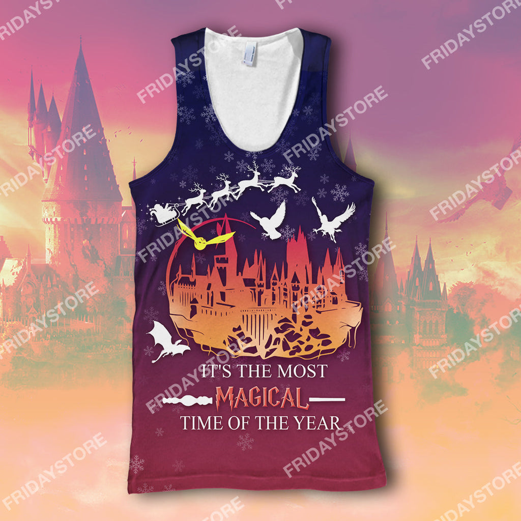  HP T-shirt It's The Most Magical Time Of The Year T-shirt Amazing High Quality HP Hoodie Sweater Tank 2025