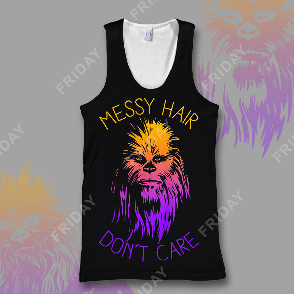  SW T-shirt Chew Messy Hair Don't Care 3D Print T-shirt Awesome High Quality SW Hoodie Sweater Tank 2025