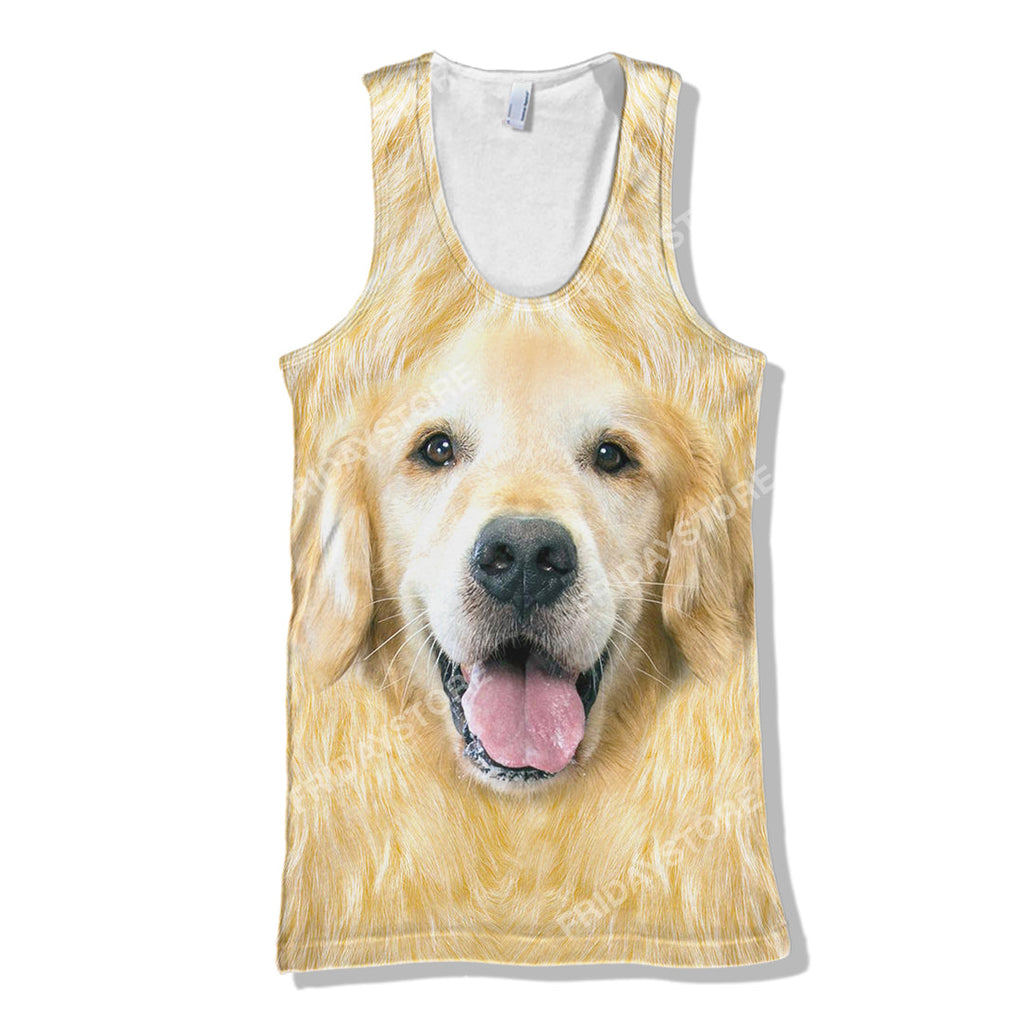 Gifury Dog Hoodie Golden Retriever All Over Print 3D Shirt Golden Retriever Dog Graphic T Shirt Dog Hoodie Sweater Tank 2025