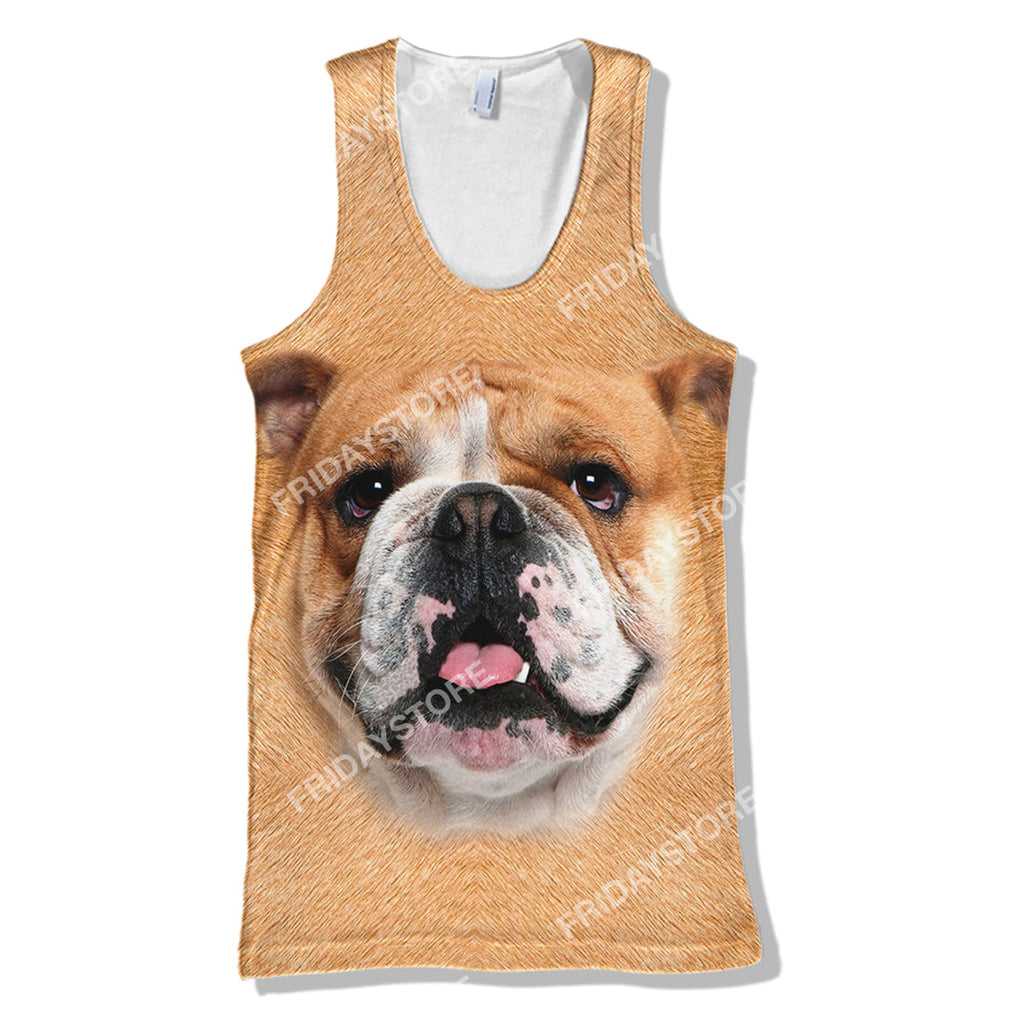 Gifury Dog Hoodie Bulldog All Over Print 3D Hoodie T-shirt Bulldog Dog Graphic Shirt Dog Hoodie Sweater Tank 2025