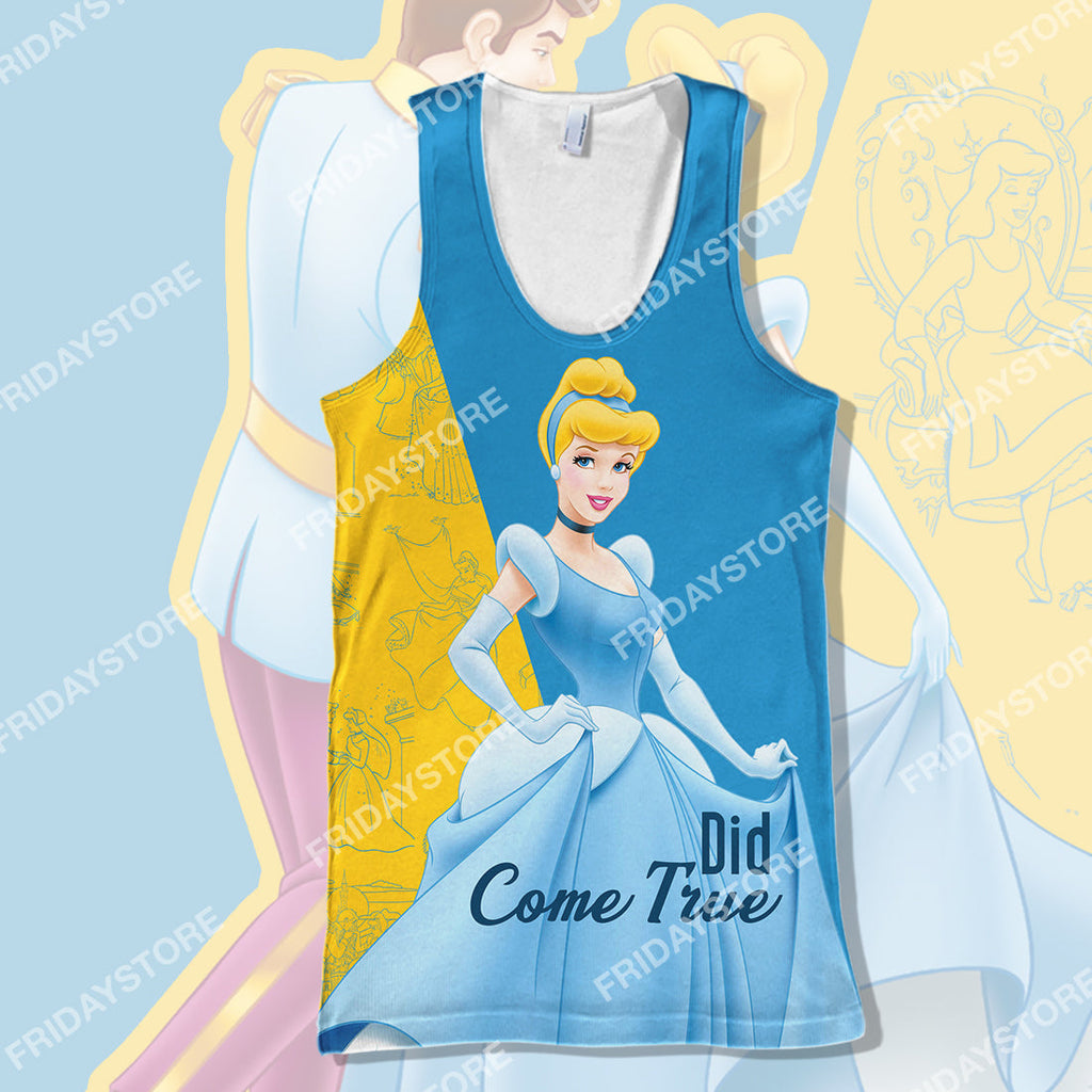  DN Cinderella T-shirt Did Come True Cinderella Couple T-shirt Amazing DN Cinderella Hoodie Sweater Tank