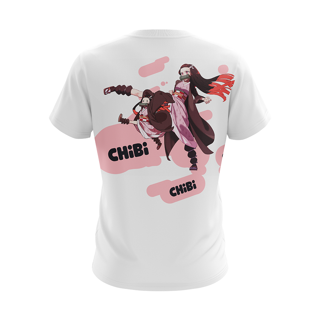  Demon Slayer Shirt Nezuko Chan I'm not Short I'm Just Chibi Cute White Hoodie Demon Slayer Hoodie