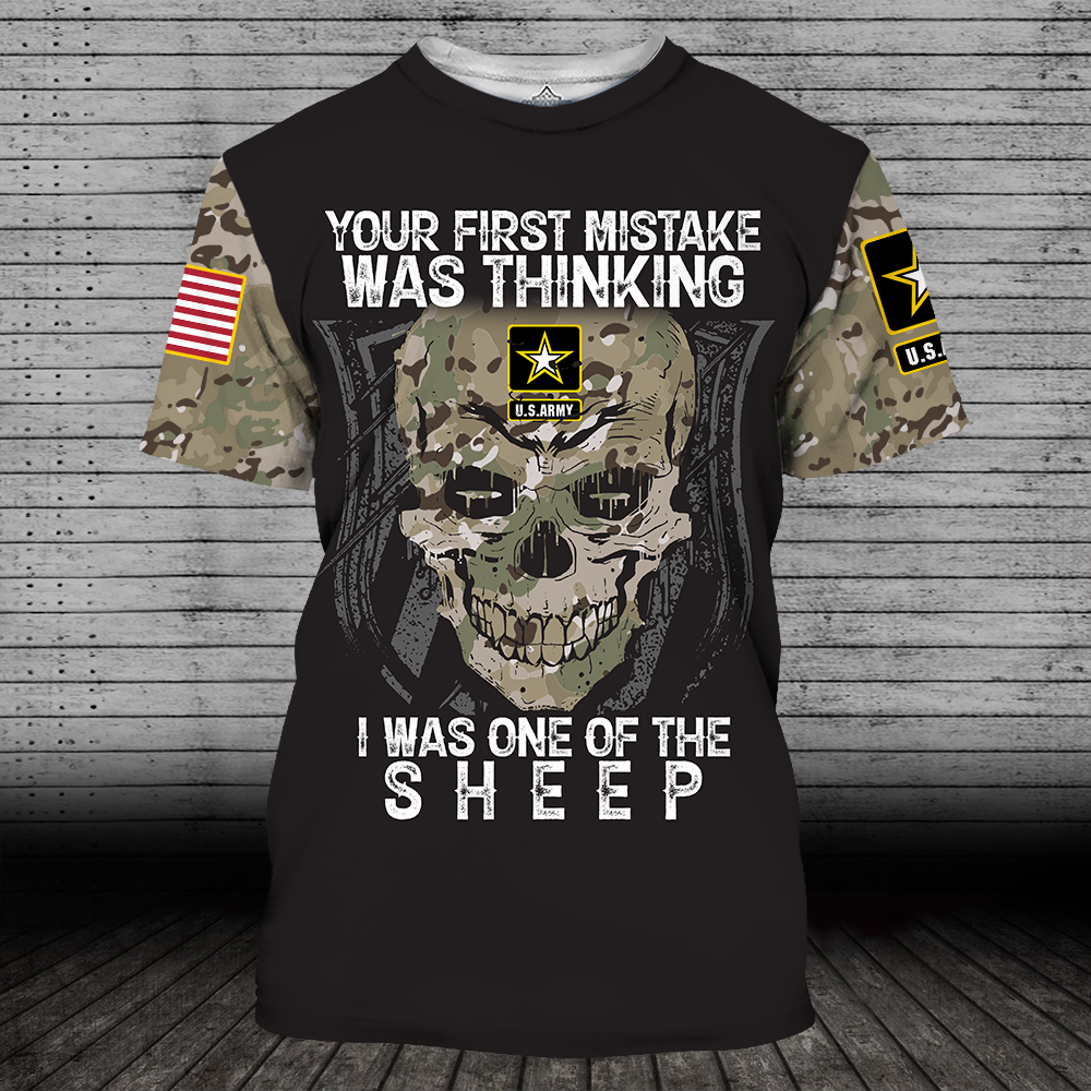 U.S Army Veteran Hoodie Your First Mistake T-shirt Hoodie