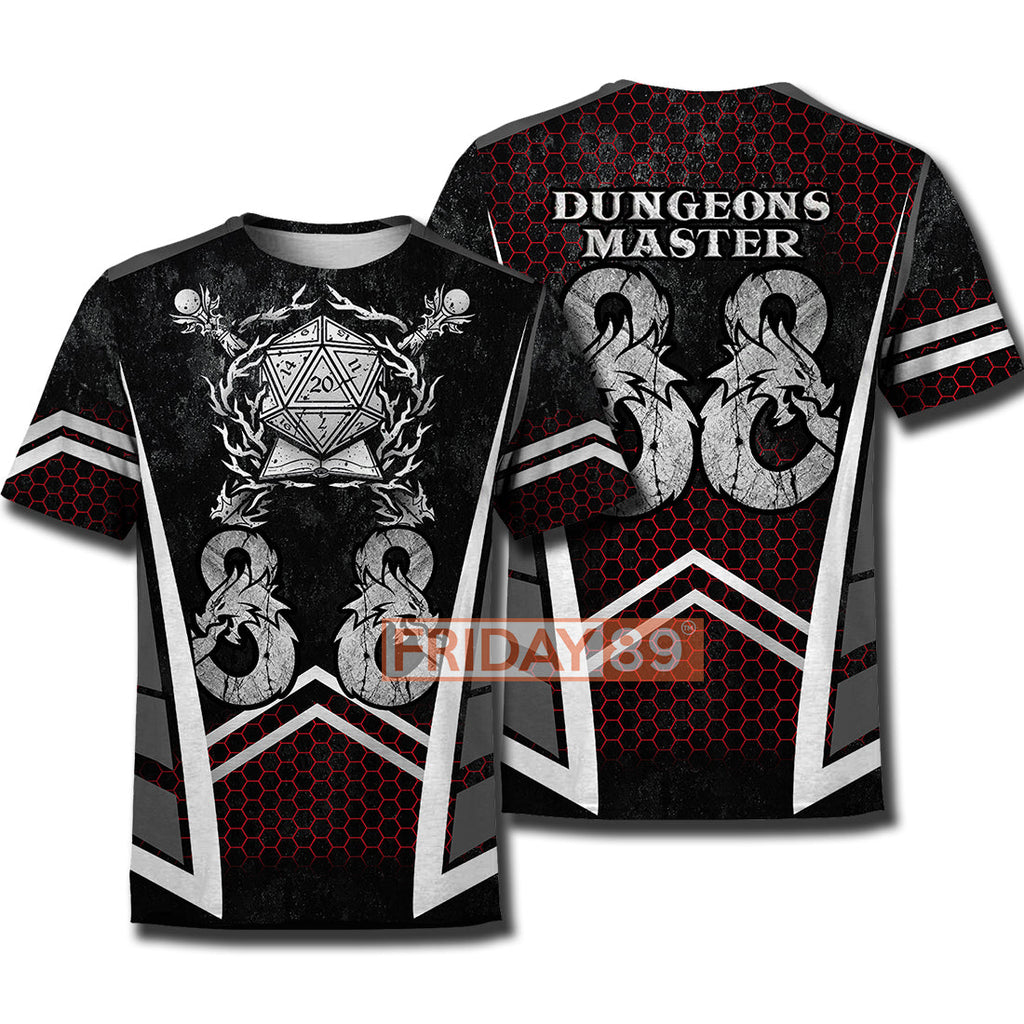  DnD T-shirt Game DnD DM Dungeons-Master Sublimation T-shirt Amazing DnD Hoodie Sweater Tank 