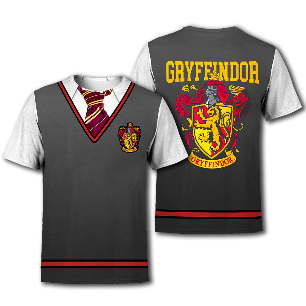  HP T-shirt Gryffindor Cosplay 3D Print T-shirt Awesome HP Gryffindor Hoodie Sweater Tank 2024