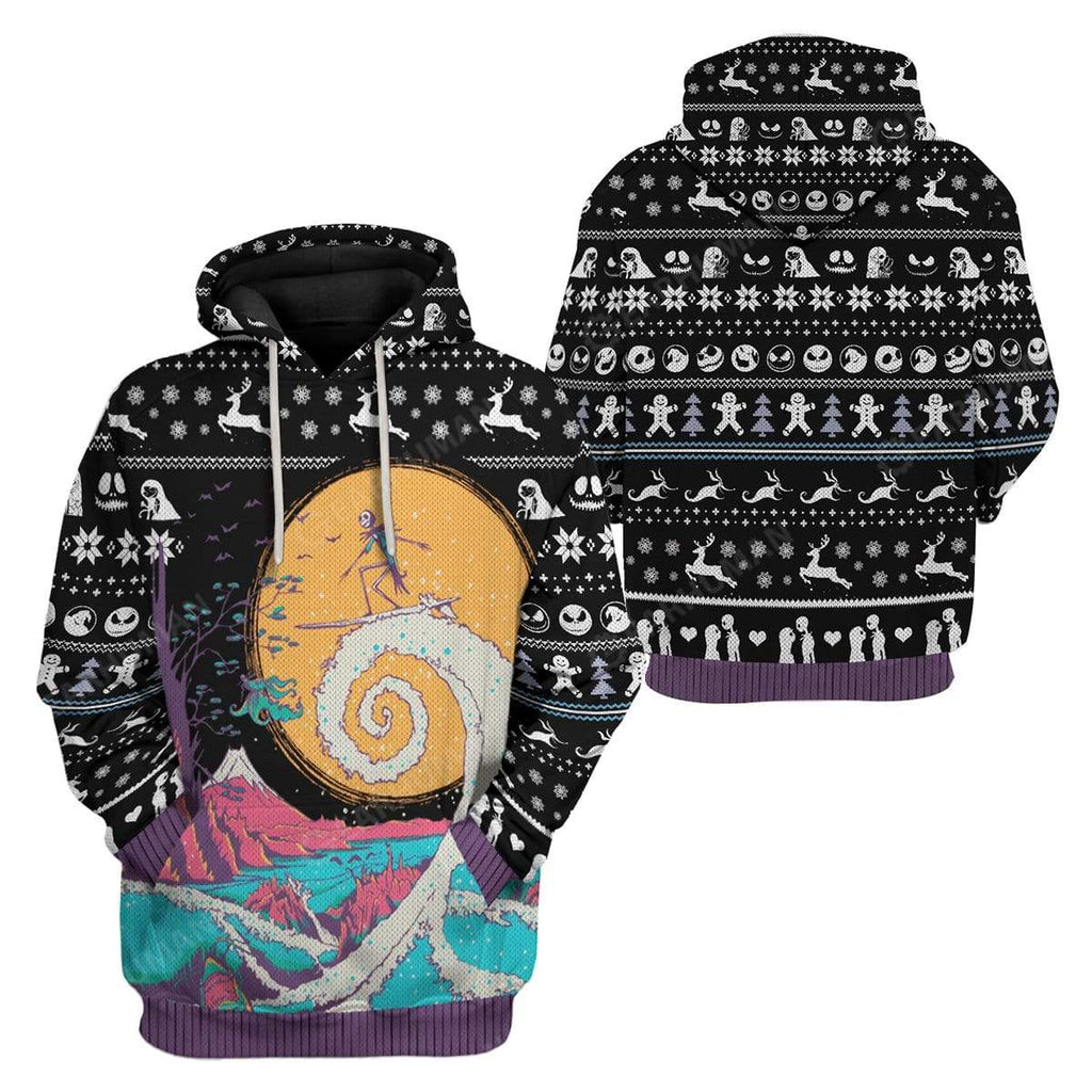  TNBC Shirt Jack Skellington Surfing Hoodie TNBC Hoodie