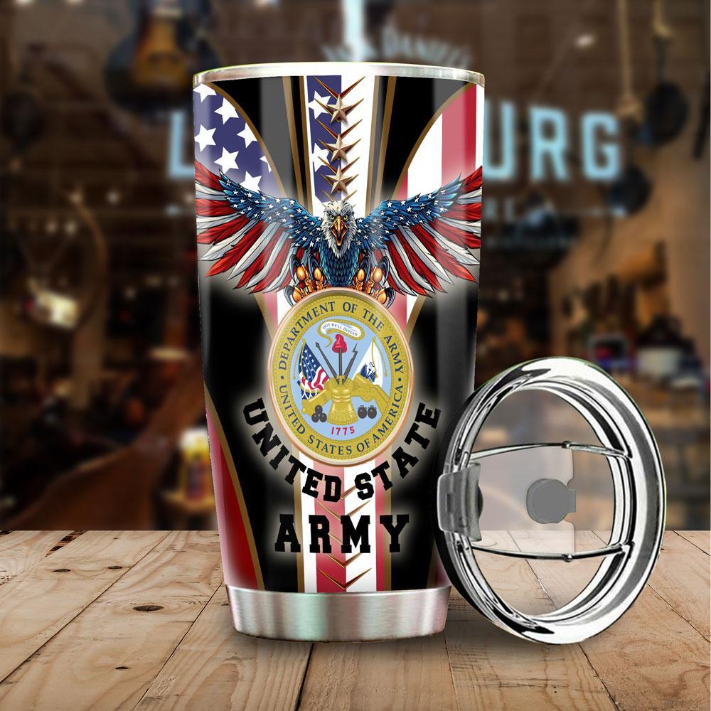 Friday89 Vateran Tumbler 20oz United States Department Of The Army Tumbler 20oz