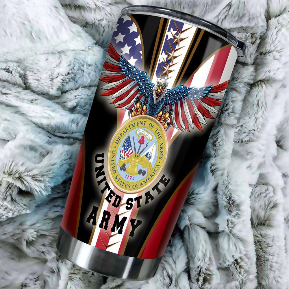 Friday89 Vateran Tumbler 20oz United States Department Of The Army Tumbler 20oz