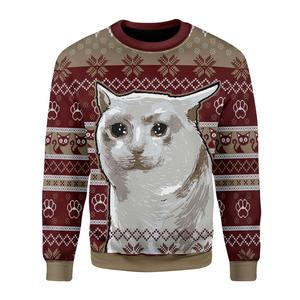 Gifury Cat Christmas Sweater Nobiko Cat Ugly Sweater Cat Ugly Sweater 2022