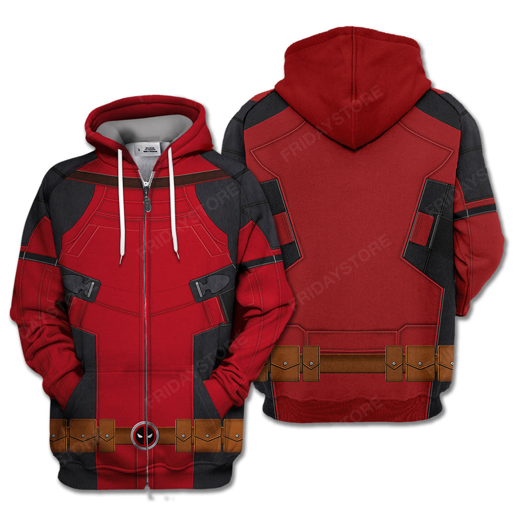  MV Hoodie DeadPool Cosplay DeadPool Costume T-shirt DP Hoodie Sweater Tank Awesome Cool Cosplay Costume 2025