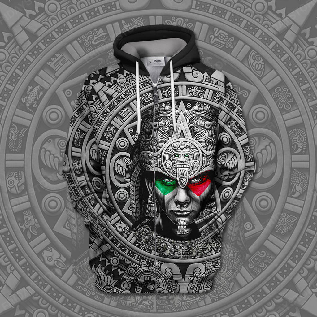 Gifury Mexican T-shirt Mexican Culture Aztec Warrior 3D T-shirt Mexican Hoodie Sweater Tank 2026