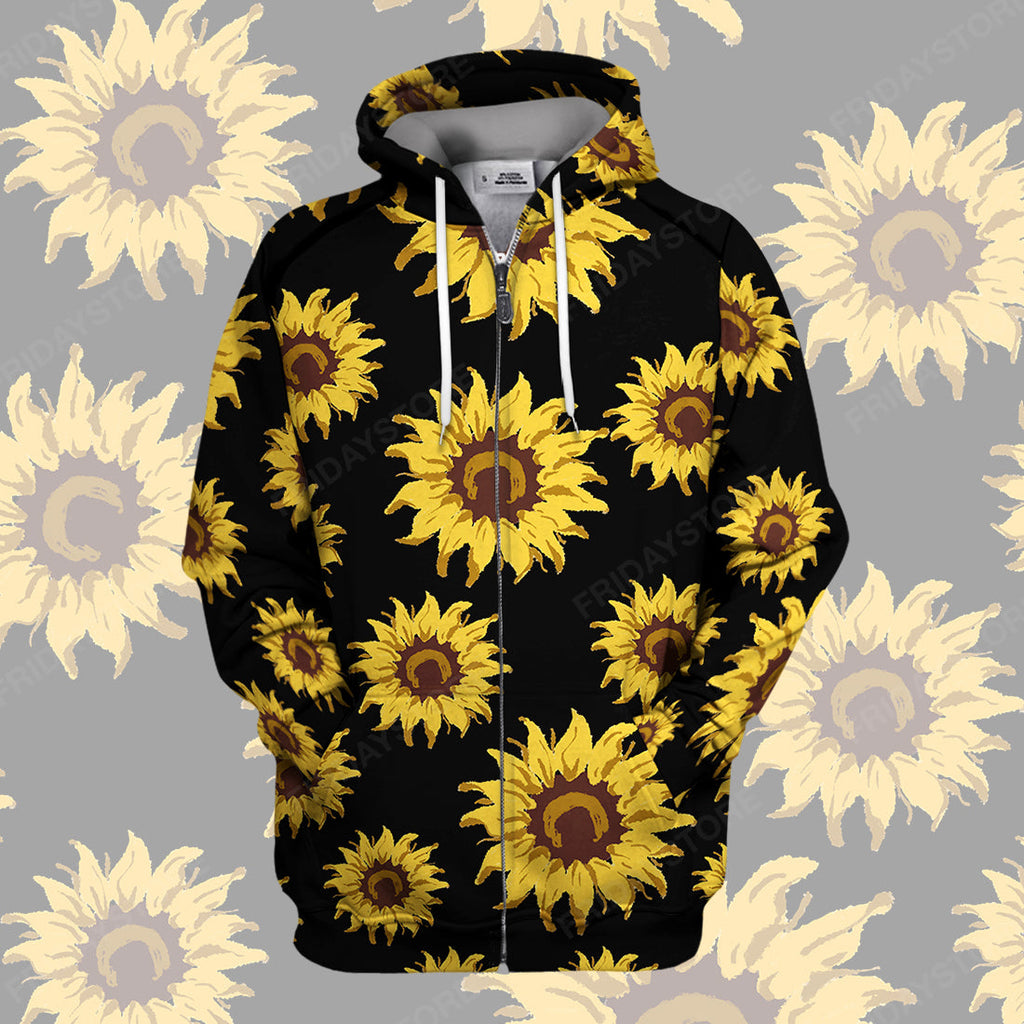 Gifury Sunflower Hoodie Women Yellow Sunflower T-shirt Sunflower Shirt Sweater Tank 2026