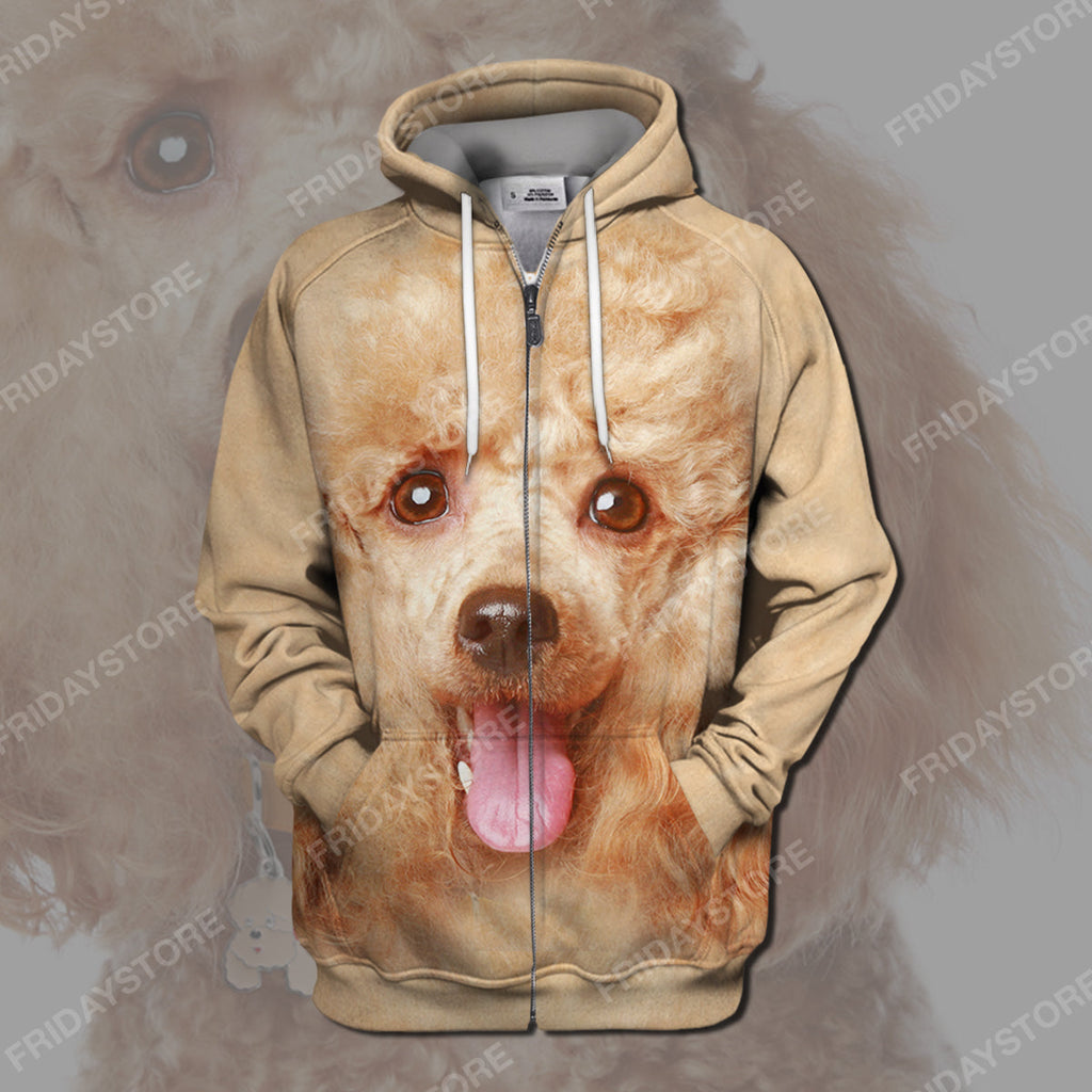 Gifury Dog Hoodie Poodle All Over Print 3D T-shirt Poodle Dog Graphic Shirt Dog Hoodie Sweater Tank 2026