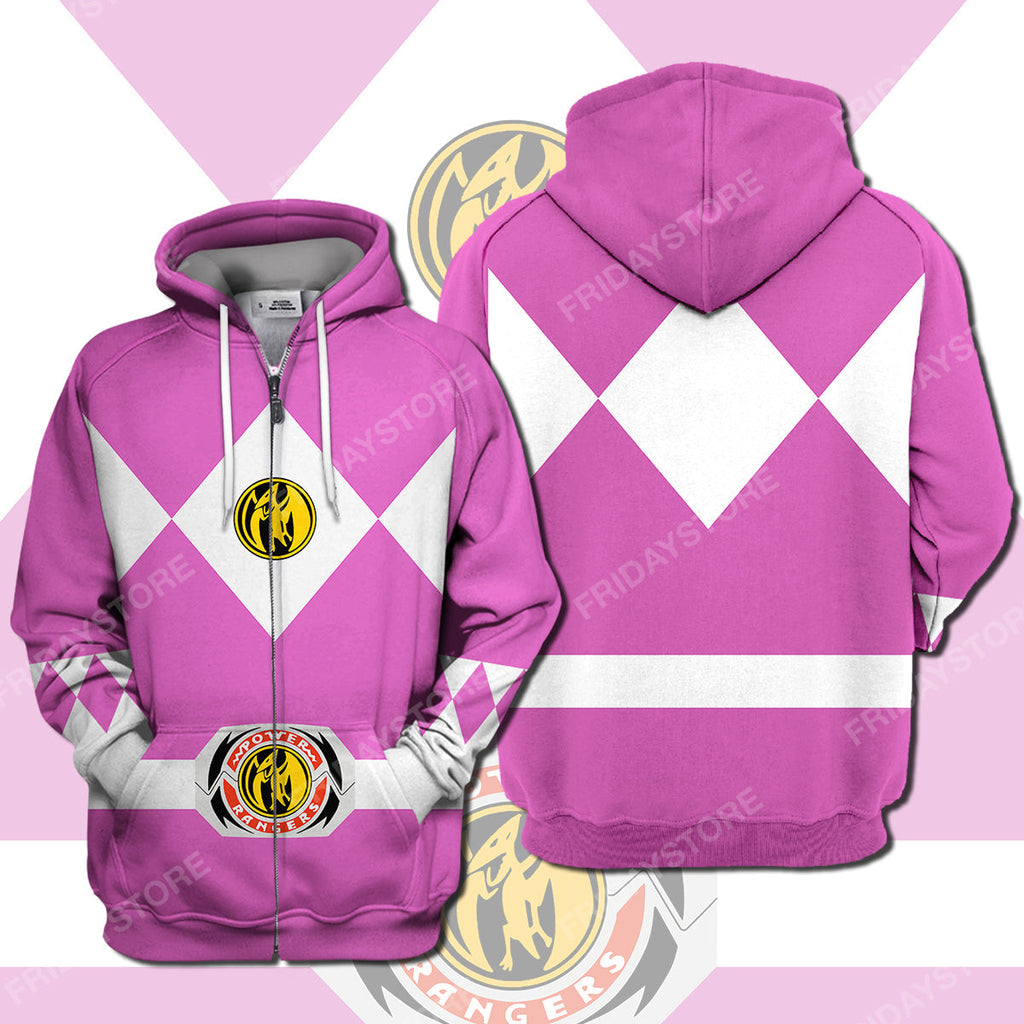  Power Ranger T-shirt Pink Power Ranger Costume T-shirt Awesome Power Ranger Hoodie Sweater Tank 2026