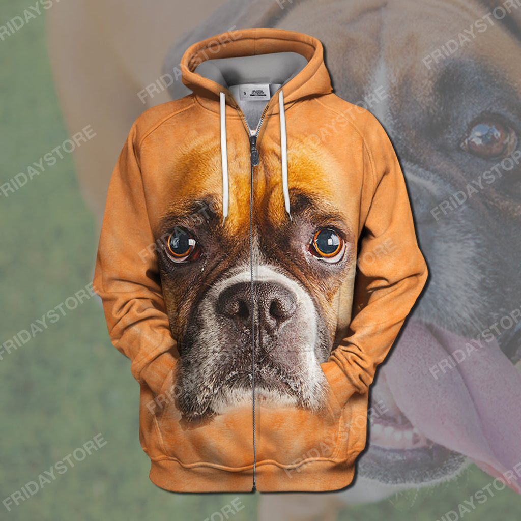 Gifury Dog T-shirt Boxer All Over Print 3D  T-shirt Boxer Dog Graphic Shirt Dog Hoodie Sweater Tank 2026