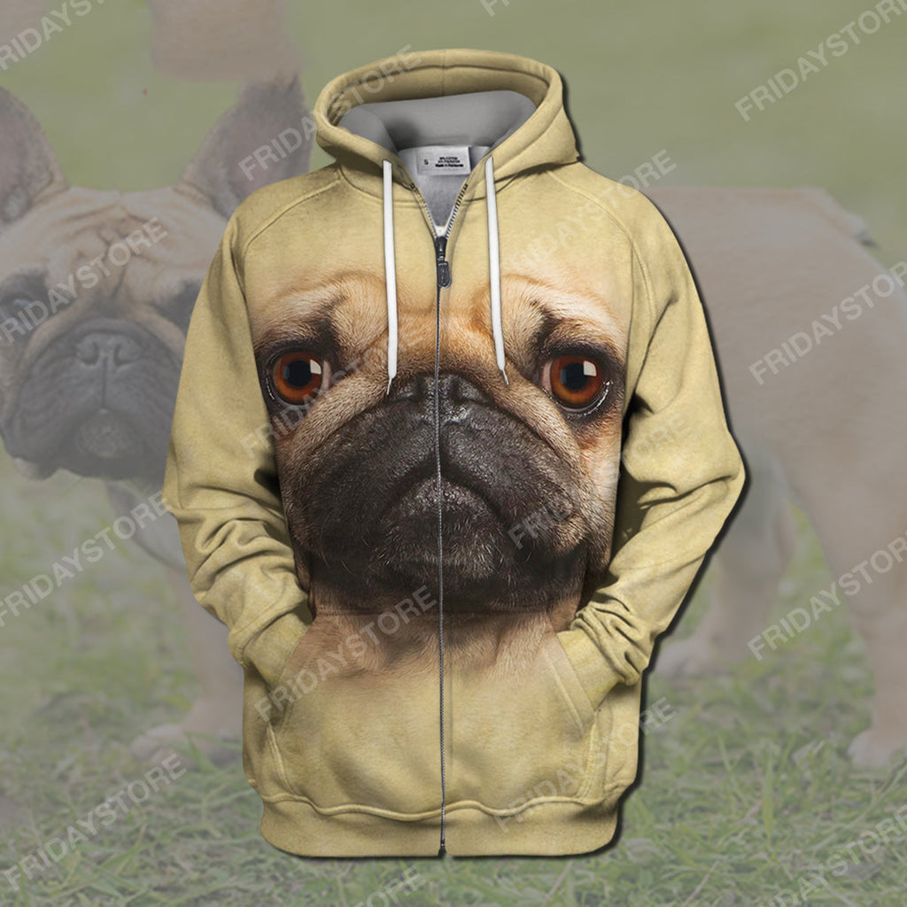 Gifury Dog T-shirt French Bulldog All Over Print 3D T-shirt French Bulldog Dog Graphic Shirt Dog Hoodie Sweater Tank 2026