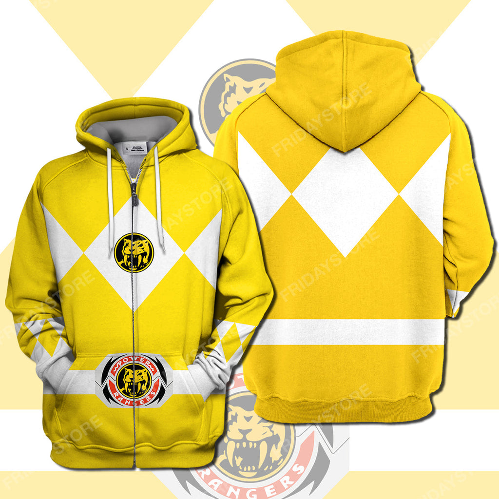  Power Ranger Hoodie Yellow Power Ranger Costume T-shirt Amazing Power Ranger Shirt Sweater Tank 2026